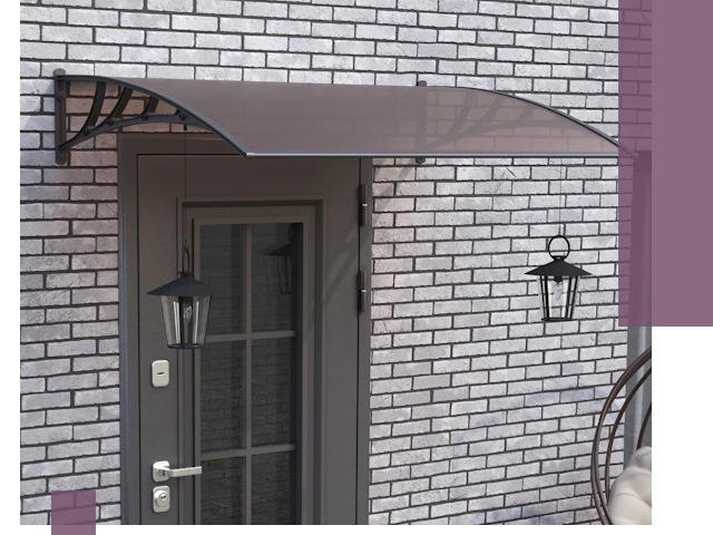 Недорогие козырьки и навесы под ключ в Вятских Поляне