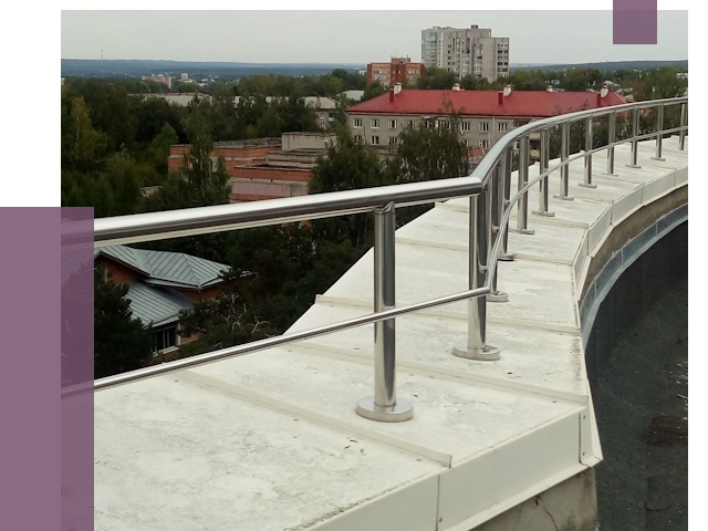 Парапеты и ограждения кровли в Вятских Поляне от 4923 руб. 