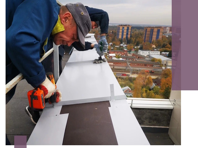 Монтаж парапетов в Вятских Поляне — установка прочных металлических ограждений