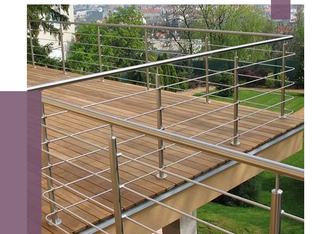 Алюминиевые парапеты в Вятских Поляне под ключ от 7714 руб. 