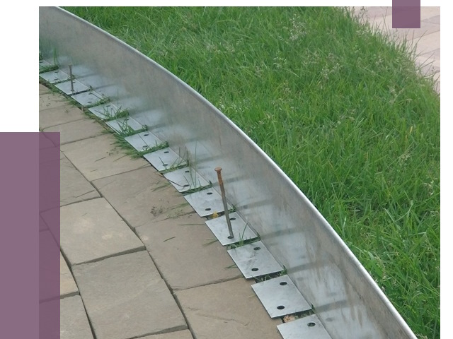 Металлические бордюры для тротуаров в Вятских Поляне от 8628 руб.