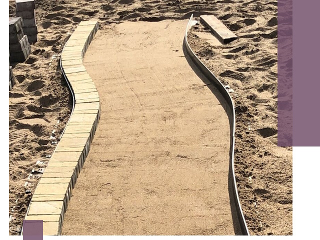 Металлические бордюры для тротуаров в Вятских Поляне — прочные и долговечные