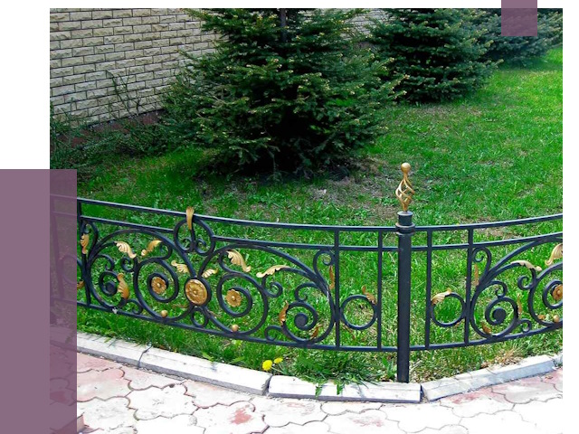 Кованые газонные ограждения в Вятских Поляне от 7562 руб. — ПРОЛЁТ-Втс