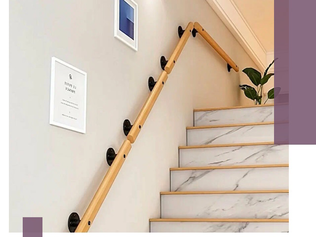 Поручни металлические и деревянные под ключ в Вятских Поляне