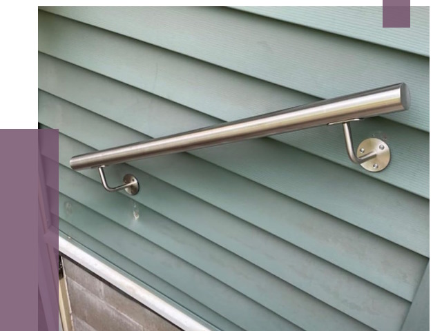 Поручни из нержавеющей стали в Вятских Поляне от 7613 руб.  | ПРОЛЁТ-Втс