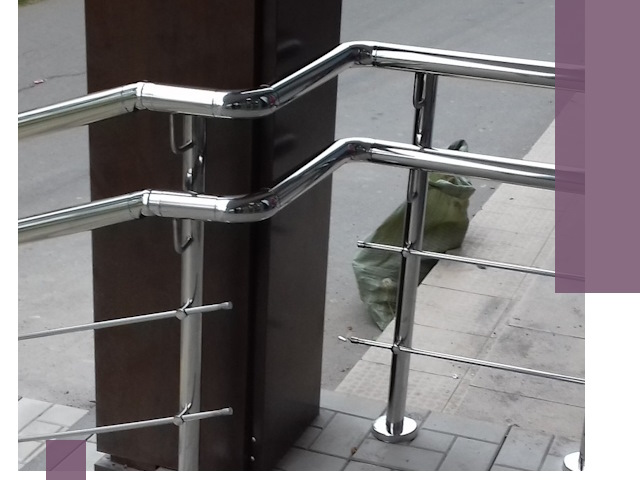 Монтаж поручней из нержавеющей стали в Вятских Поляне качественно и быстро